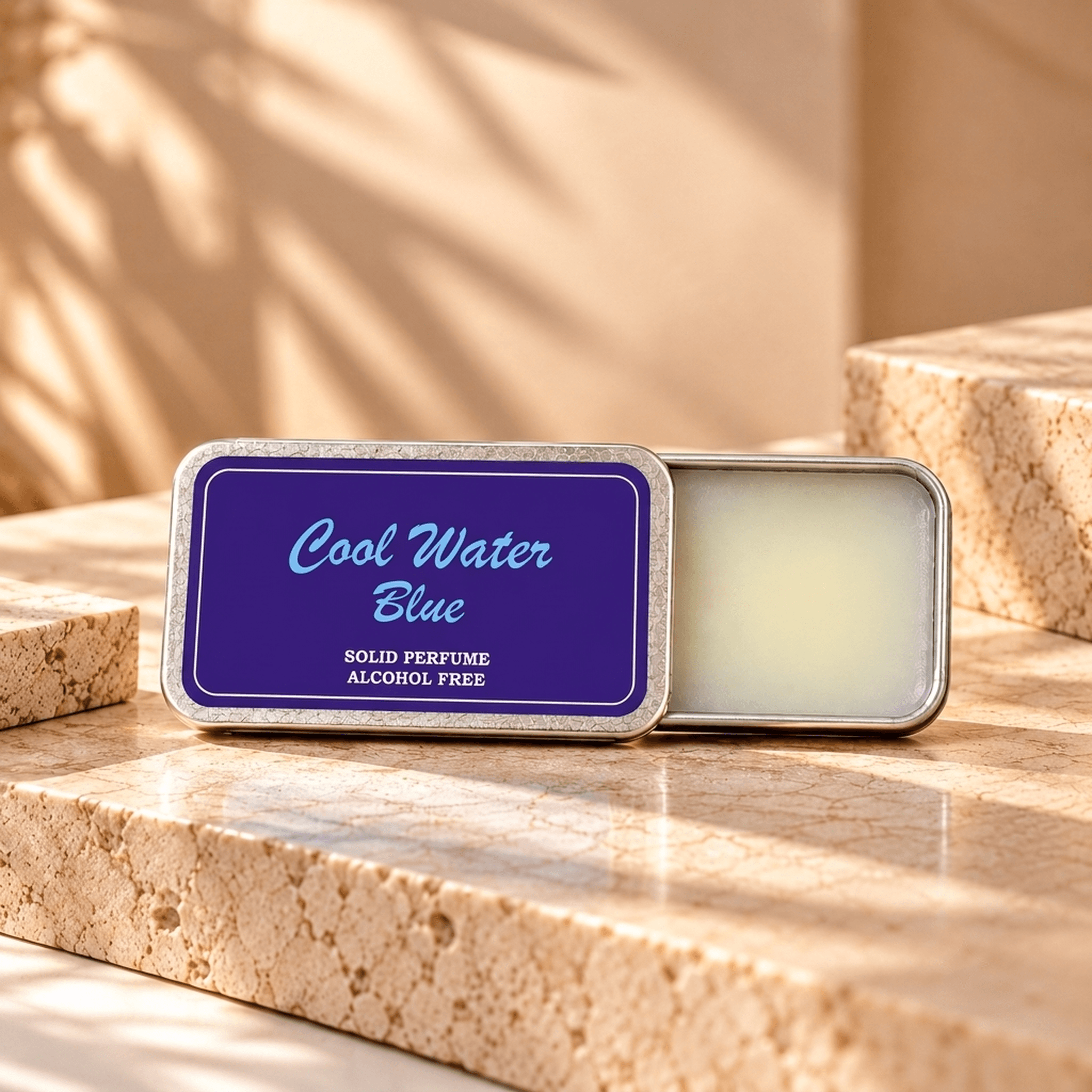 Cool Water Blue Solid Perfume